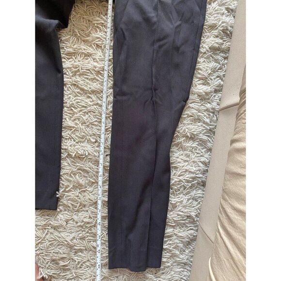 Saks Fifth Avenue Pants 6 Grey Slim Fit Pleat Front Trouser Dress - Picture 9 of 9